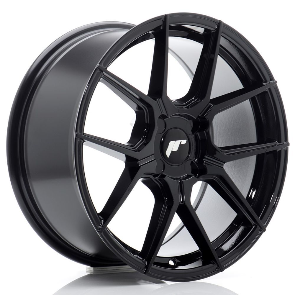 ALU PLATIŠČA JR Wheels JR30 17x8 ET20-40 4H BLANK Gloss Black