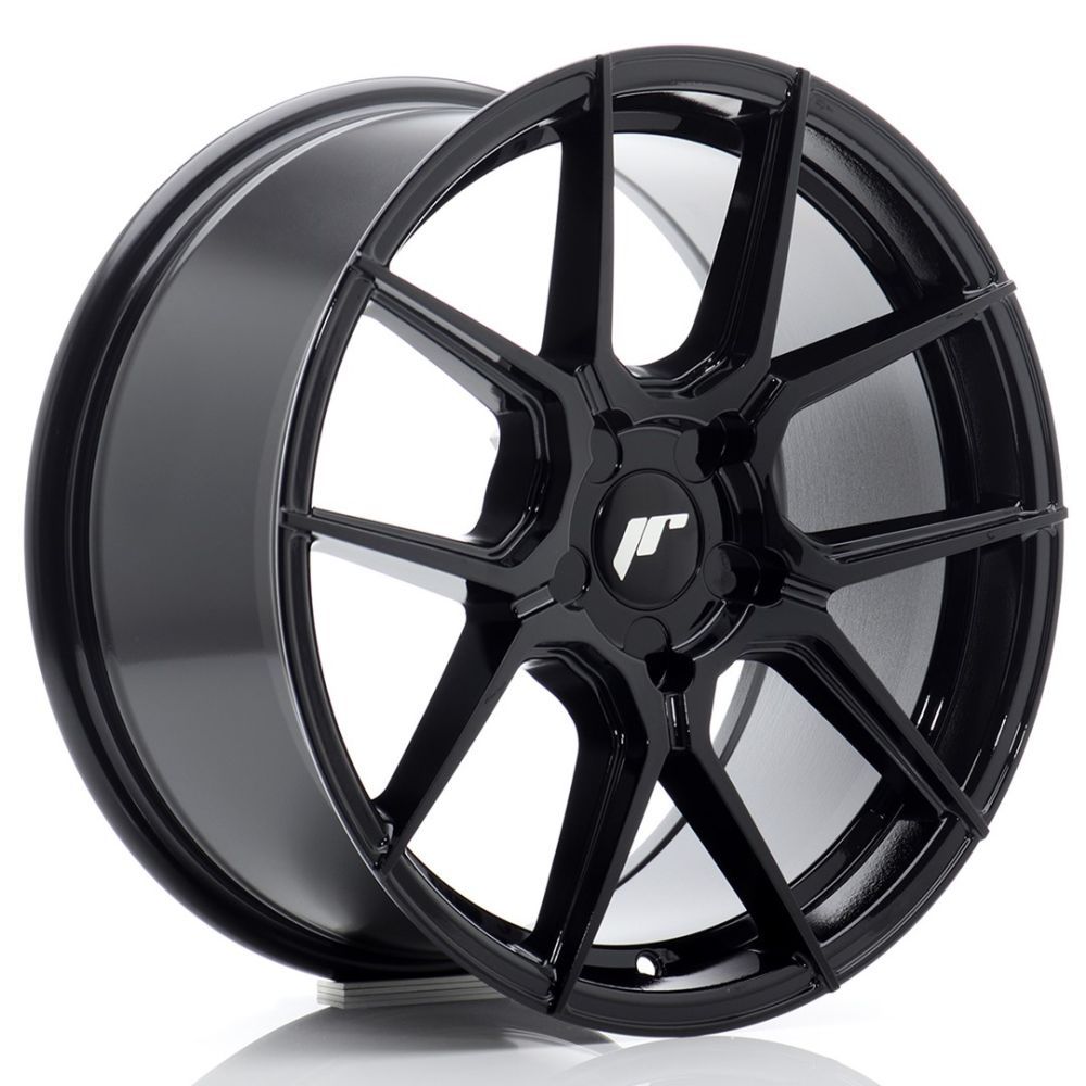 ALU PLATIŠČA JR Wheels JR30 17x8 ET20-40 5H BLANK Gloss Black