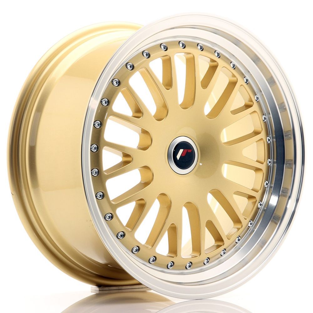 ALU PLATIŠČA JR Wheels JR10 17x8 ET35 Blank Gold w/Machined Lip