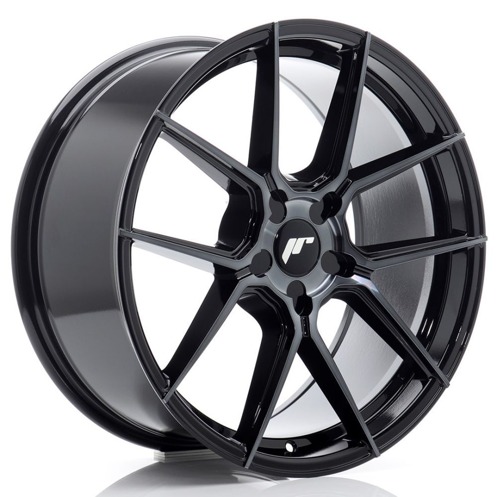 ALU PLATIŠČA JR Wheels JR30 19x8 ET20-40 5H BLANK Black Machined w/Tinted Face