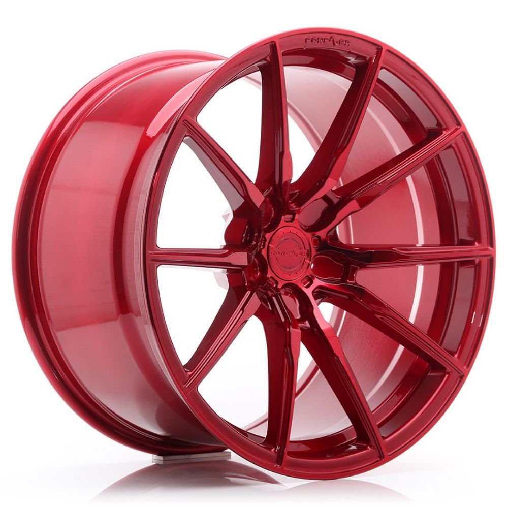 ALU PLATIŠČA Concaver CVR4 20x10 ET20-48 BLANK Candy Red