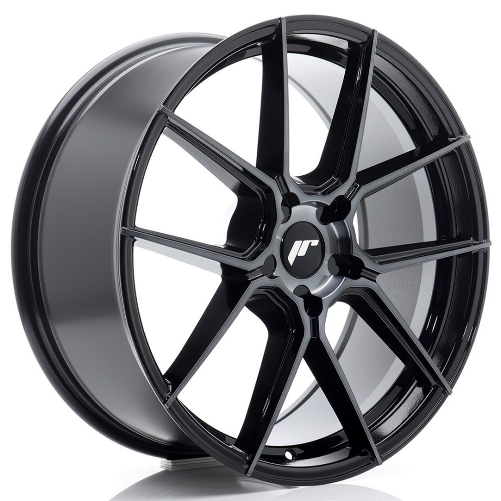 ALU PLATIŠČA JR Wheels JR30 20x8 ET20-40 5H BLANK Black Machined w/Tinted Face