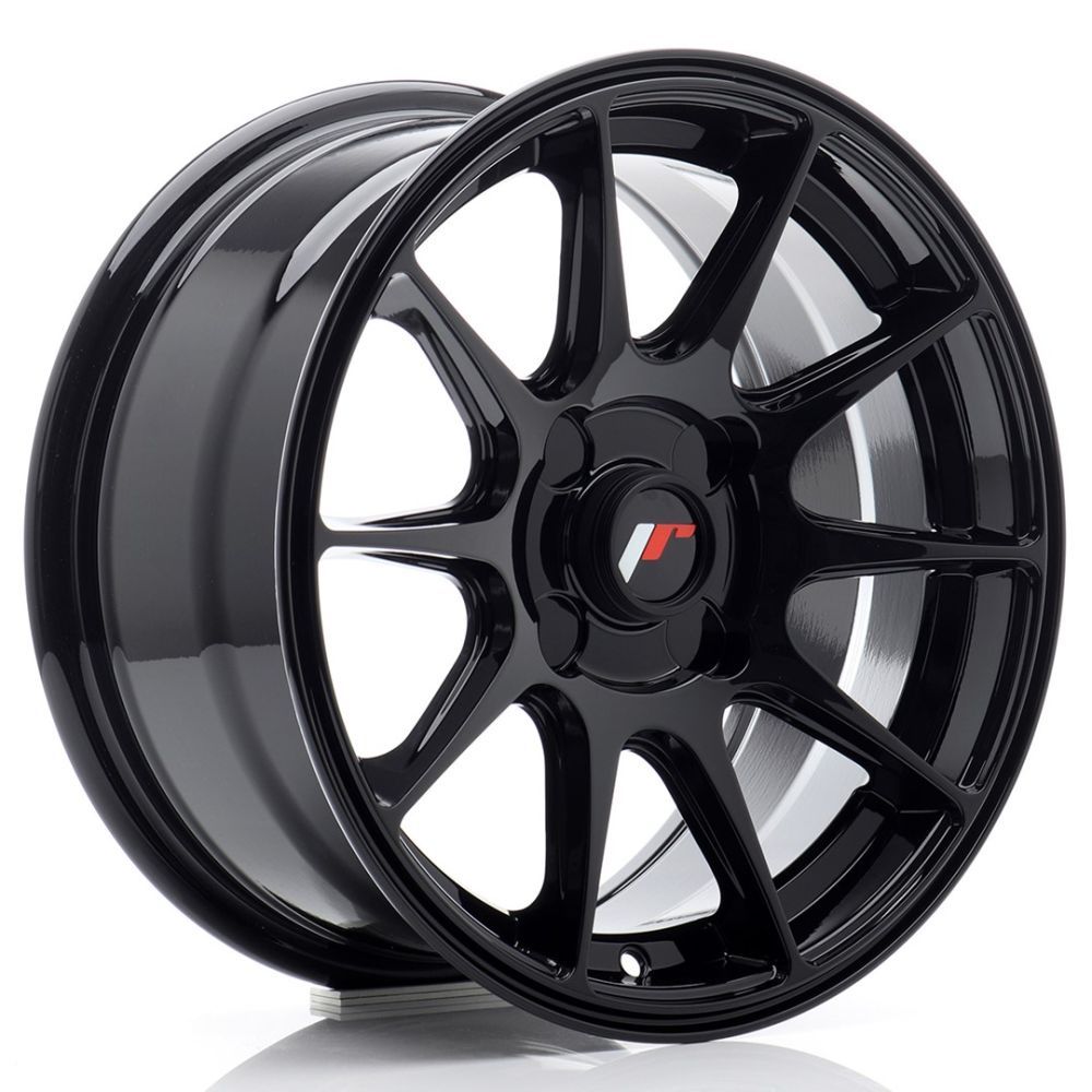 ALU PLATIŠČA JR Wheels JR11 15x7 ET30 4H Blank Gloss Black