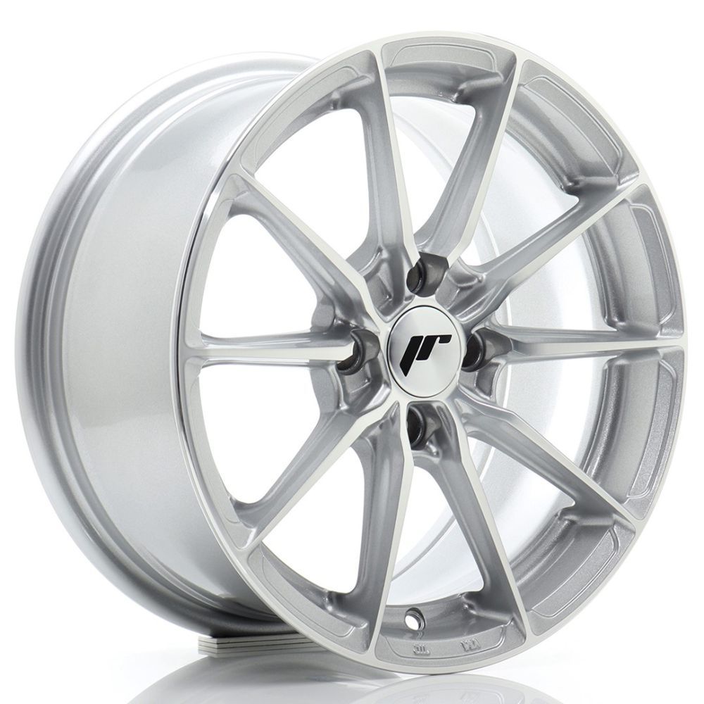 ALU PLATIŠČA JR Wheels JR37 15x7 ET38 4x100 Silver Machined Face