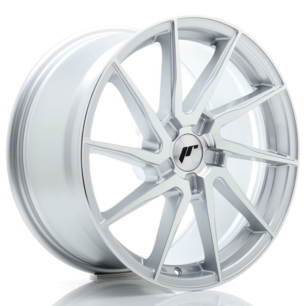 JR Wheels JR36 18x8 ET20-45 5H BLANK Silver Machined Face