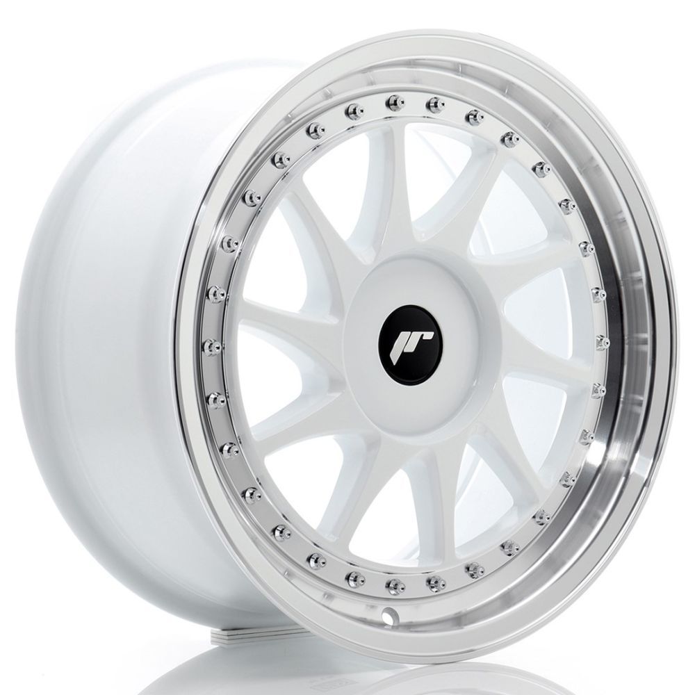 ALU PLATIŠČA JR Wheels JR26 17x8 ET20-35 BLANK White w/Machined Lip