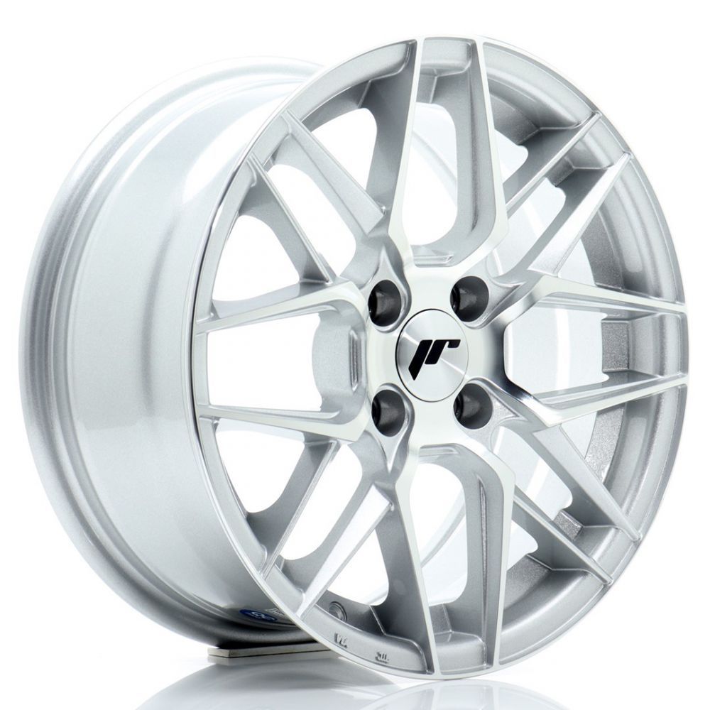 ALU PLATIŠČA JR Wheels JR28 15x7 ET38 4x100 Silver Machined Face