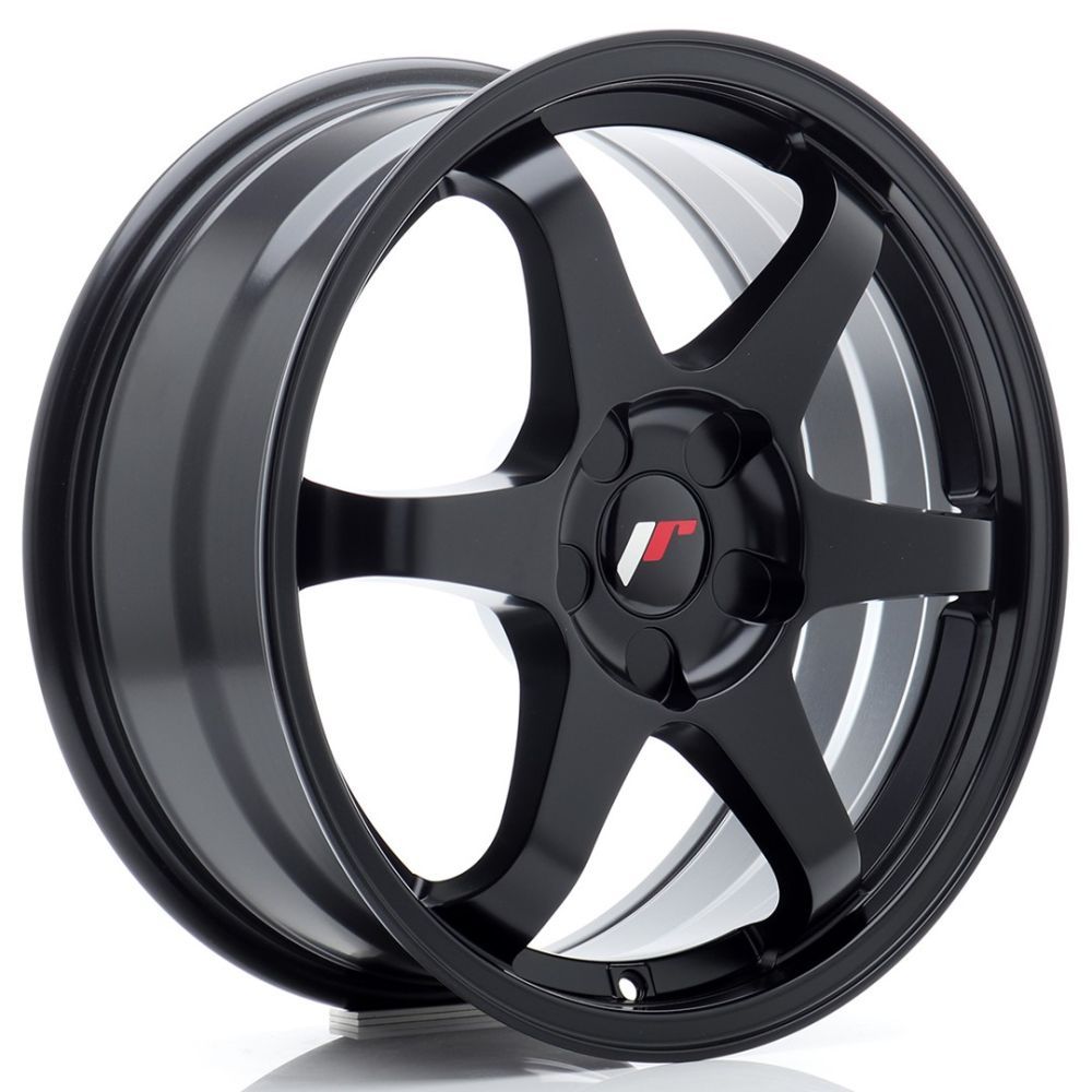 JR Wheels JR3 17x7 ET20-42 5H BLANK Matt Black