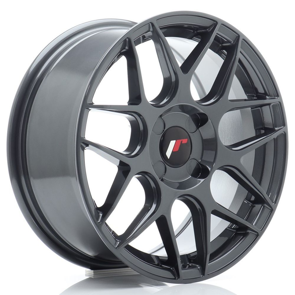 ALU PLATIŠČA JR Wheels JR18 16x7 ET20-35 4H BLANK Hyper Gray