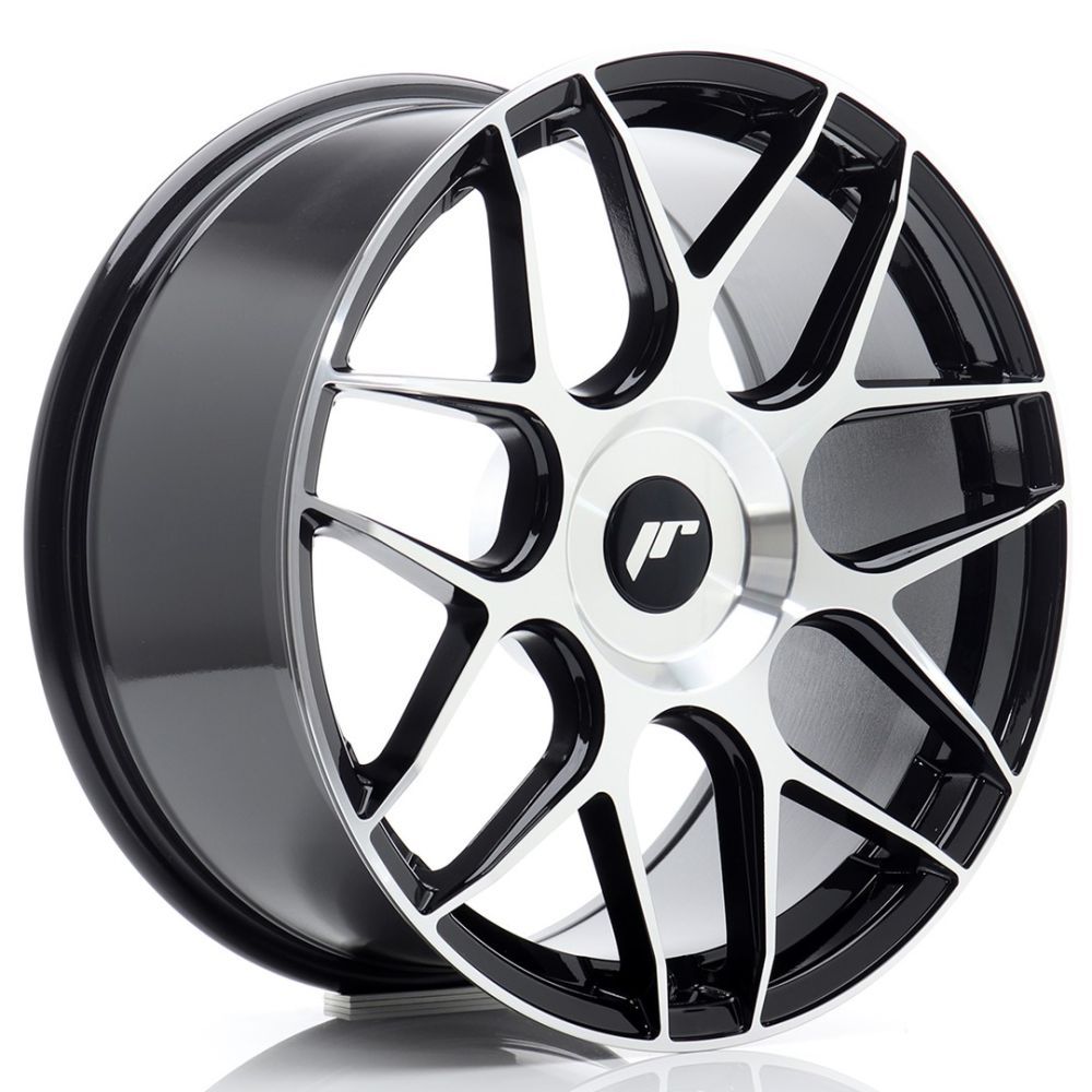 ALU PLATIŠČA JR Wheels JR18 18x8,5 ET20-45 BLANK Black Machined Face