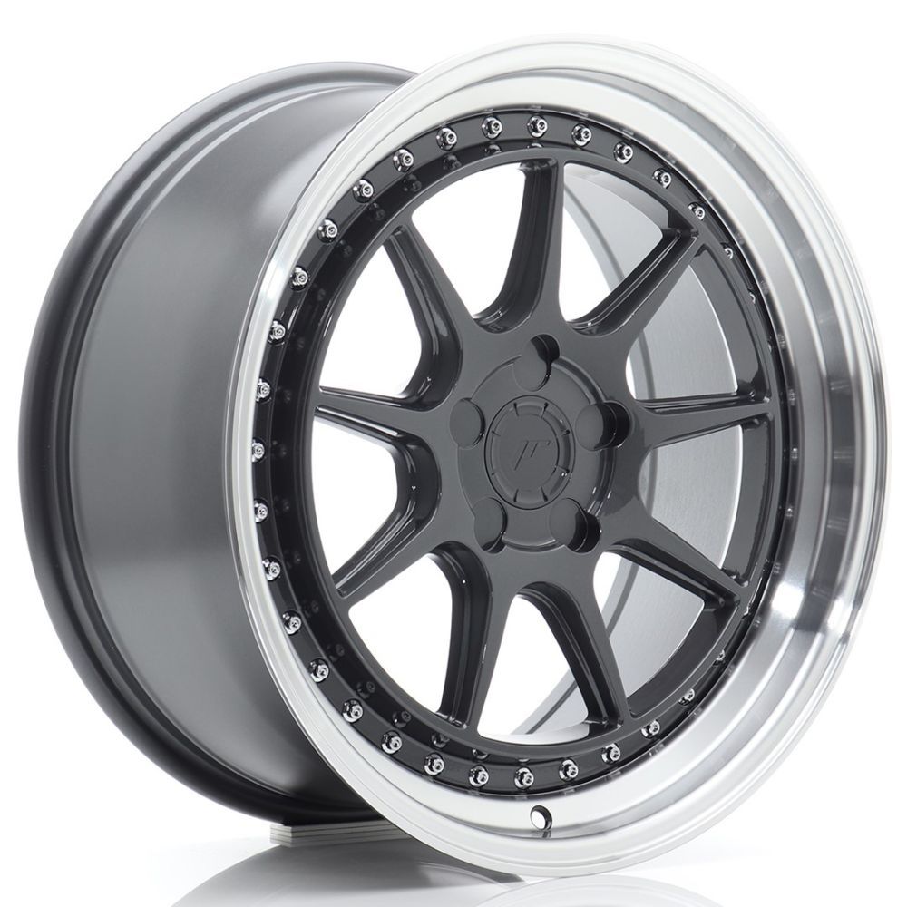 ALU PLATIŠČA JR Wheels JR47 18x8,5 ET15-35 5H BLANK Hyper Gray w/Machined Lip