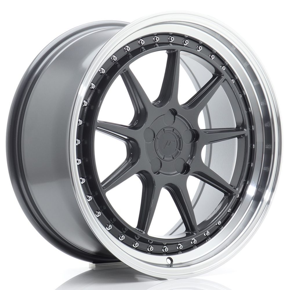 ALU PLATIŠČA JR Wheels JR47 19x8,5 ET15-35 5H BLANK Hyper Gray w/Machined Lip