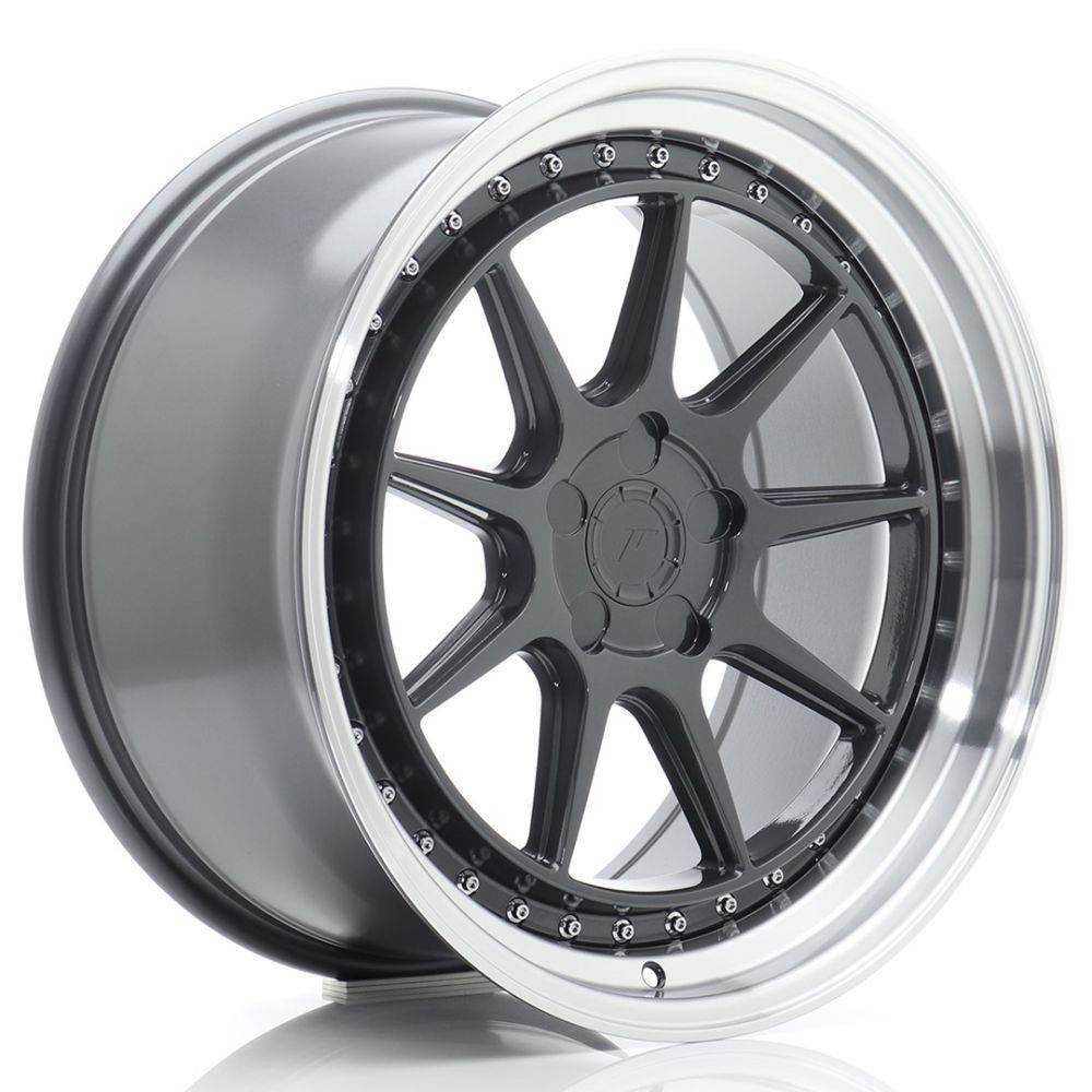 ALU PLATIŠČA JR Wheels JR47 19x9,5 ET15-35 5H BLANK Hyper Gray w/Machined Lip