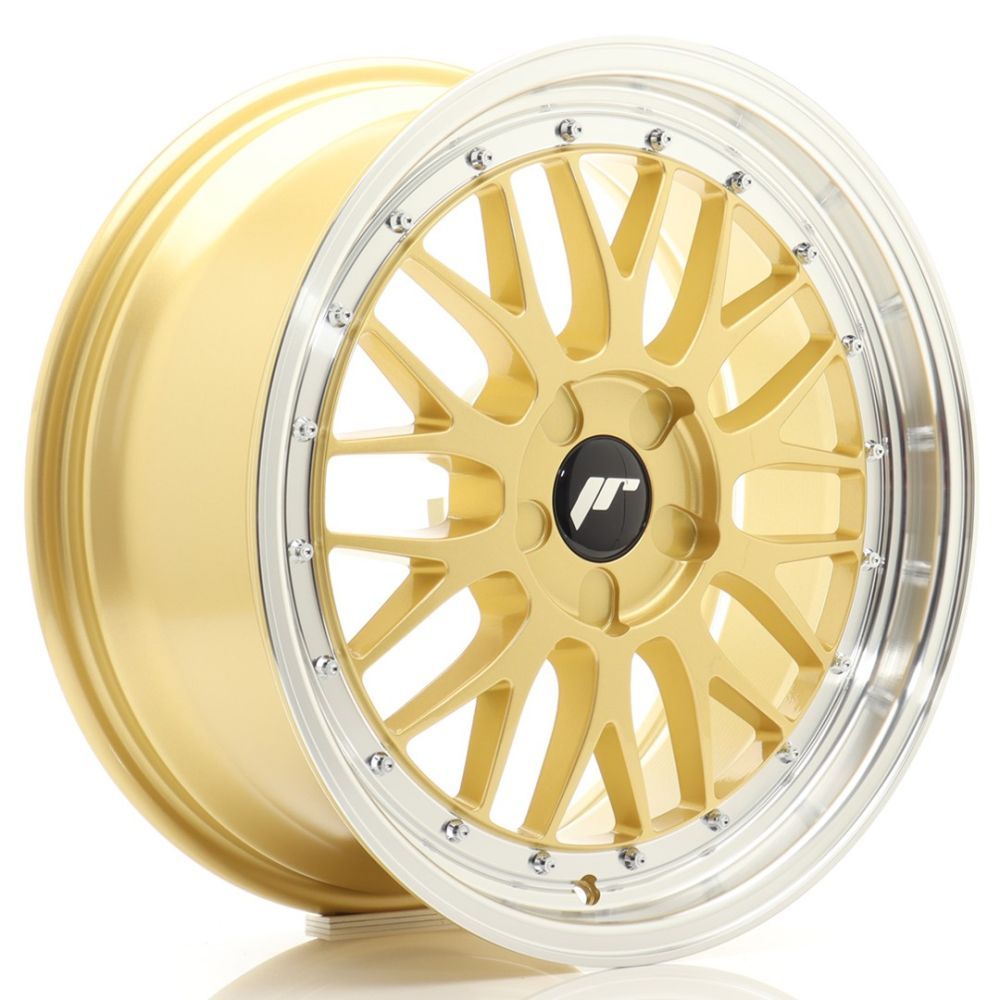 ALU PLATIŠČA JR Wheels JR23 18x8 ET20-42 5H BLANK Gold w/Machined Lip