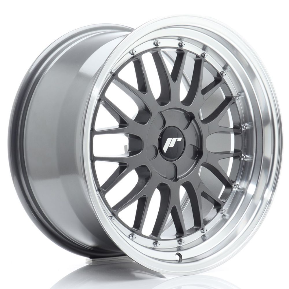 JR Wheels JR23 18x9,5 ET20-48 5H BLANK Hyper Gray w/Machined Lip