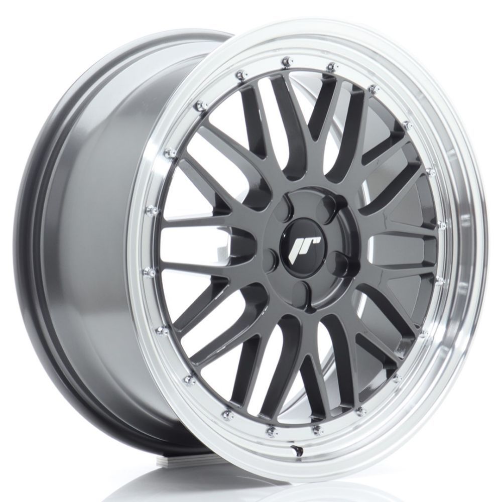 ALU PLATIŠČA JR Wheels JR23 19x8 ET20-40 5H BLANK Hyper Gray w/Machined Lip