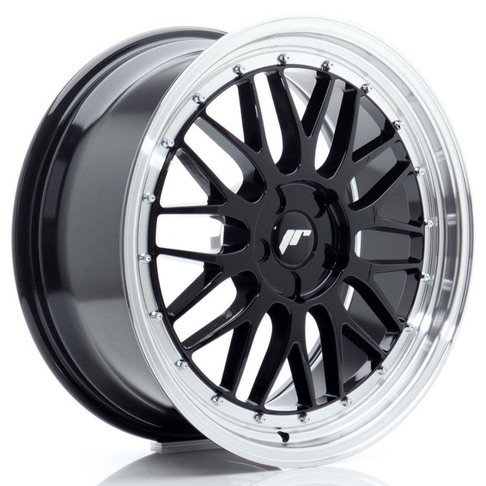 ALU PLATIŠČA JR Wheels JR23 19x8,5 ET20-45 5H BLANK Gloss Black w/Machined Lip