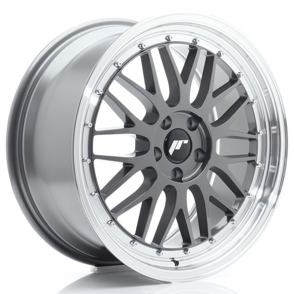 ALU PLATIŠČA JR Wheels JR23 19x8,5 ET45 5x112 Hyper Gray w/Machined Lip