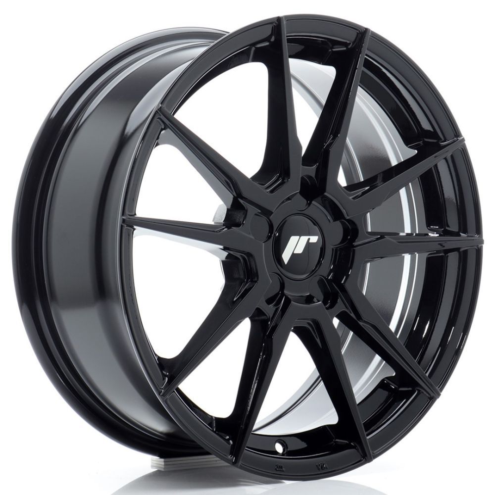 JR Wheels JR21 17x7 ET20-40 5H BLANK Gloss Black