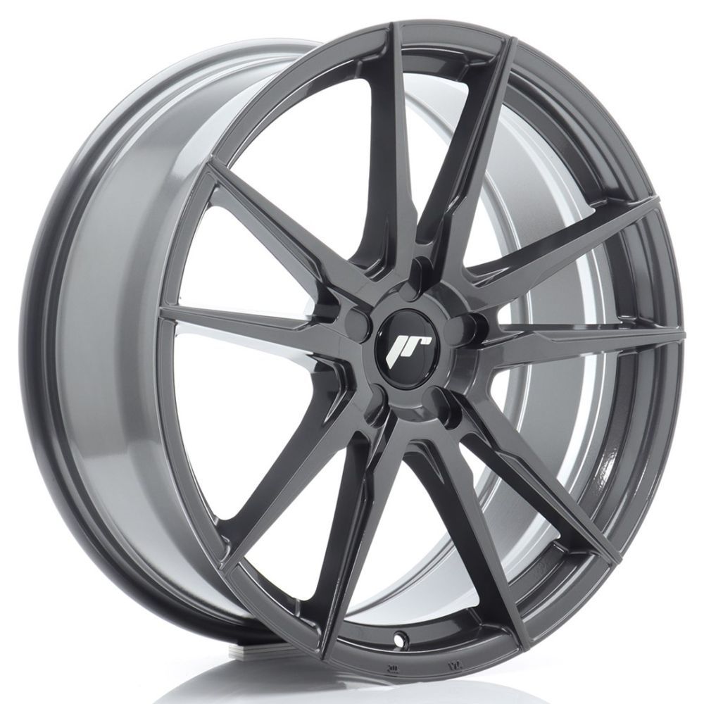 JR Wheels JR21 20x8 ET20-40 5H BLANK Hyper Gray