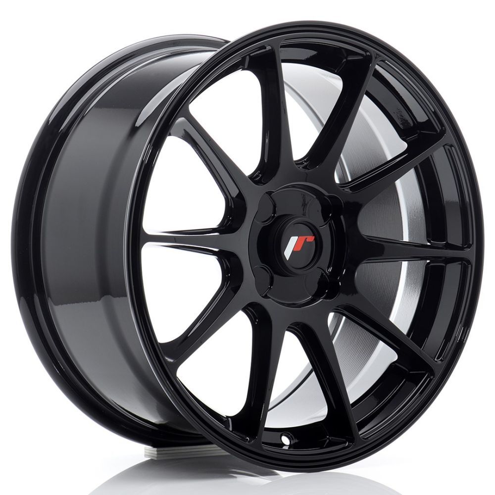 ALU PLATIŠČA JR Wheels JR11 17x8 ET20-35 4H BLANK Gloss Black