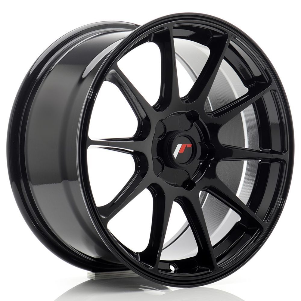 ALU PLATIŠČA JR Wheels JR11 17x8 ET20-35 5H BLANK Gloss Black