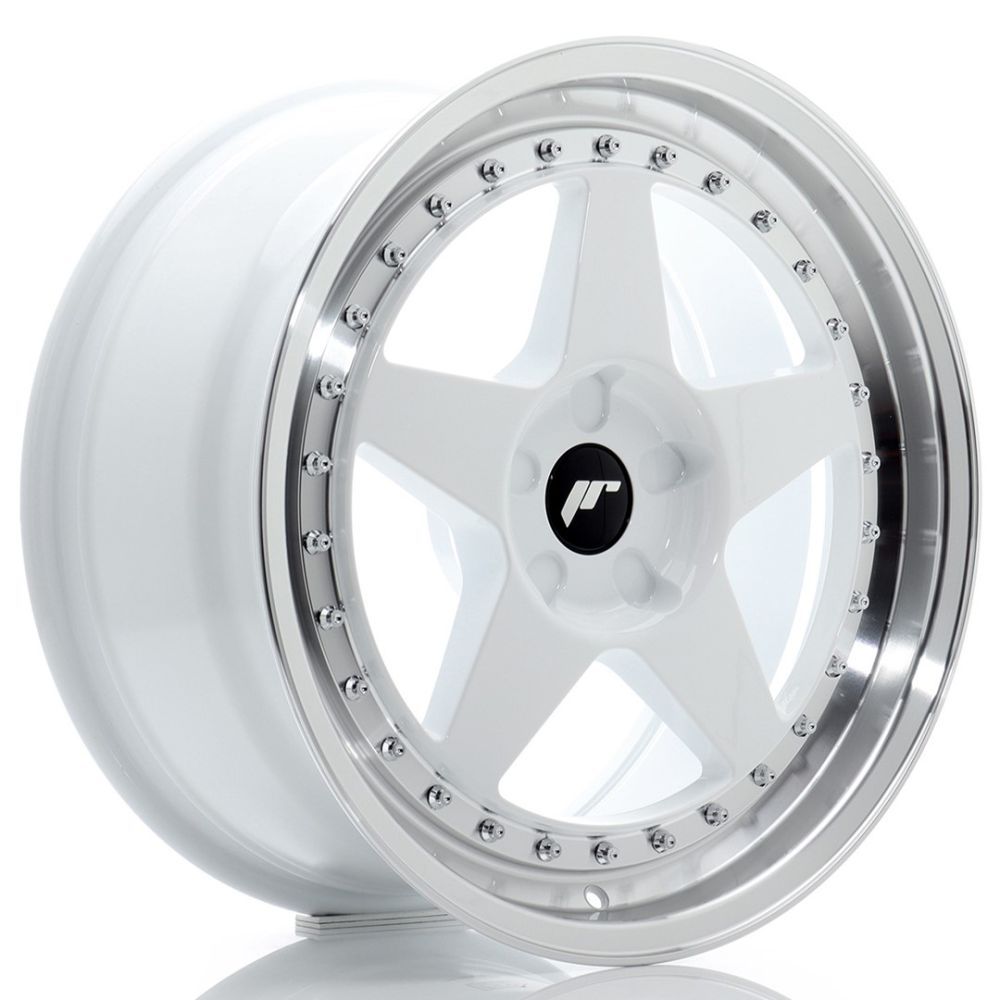 ALU PLATIŠČA JR Wheels JR6 18x8,5 ET20-40 5H BLANK White w/Machined Lip