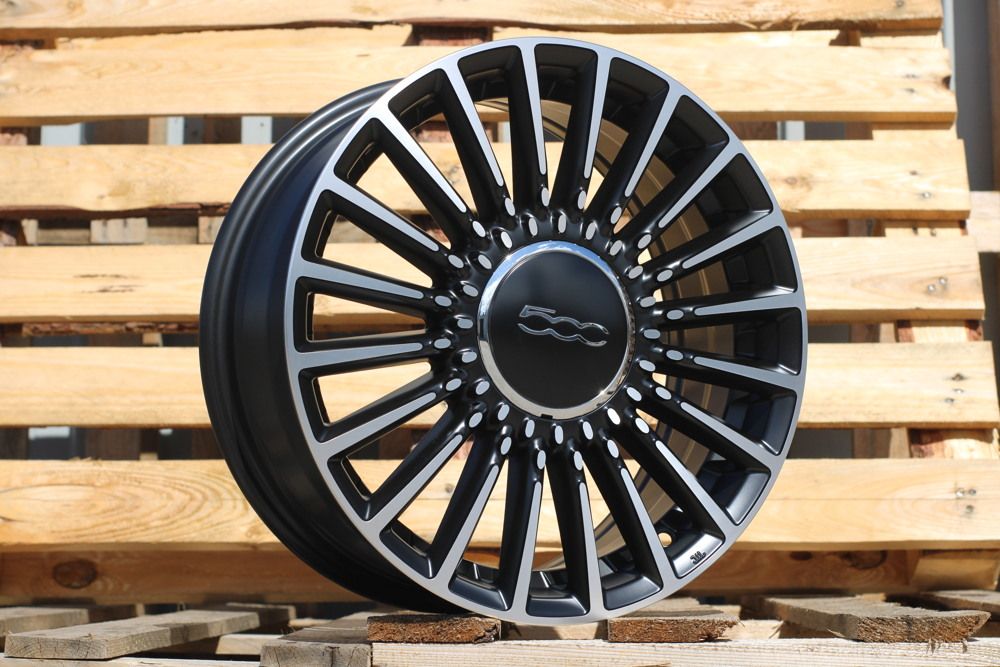  R16x6.5 4X98 ET 35 58.1 Y1210 Black Polished Half Matt (MBHM) For FIAT (R) 6.5x16 ET35 4x98