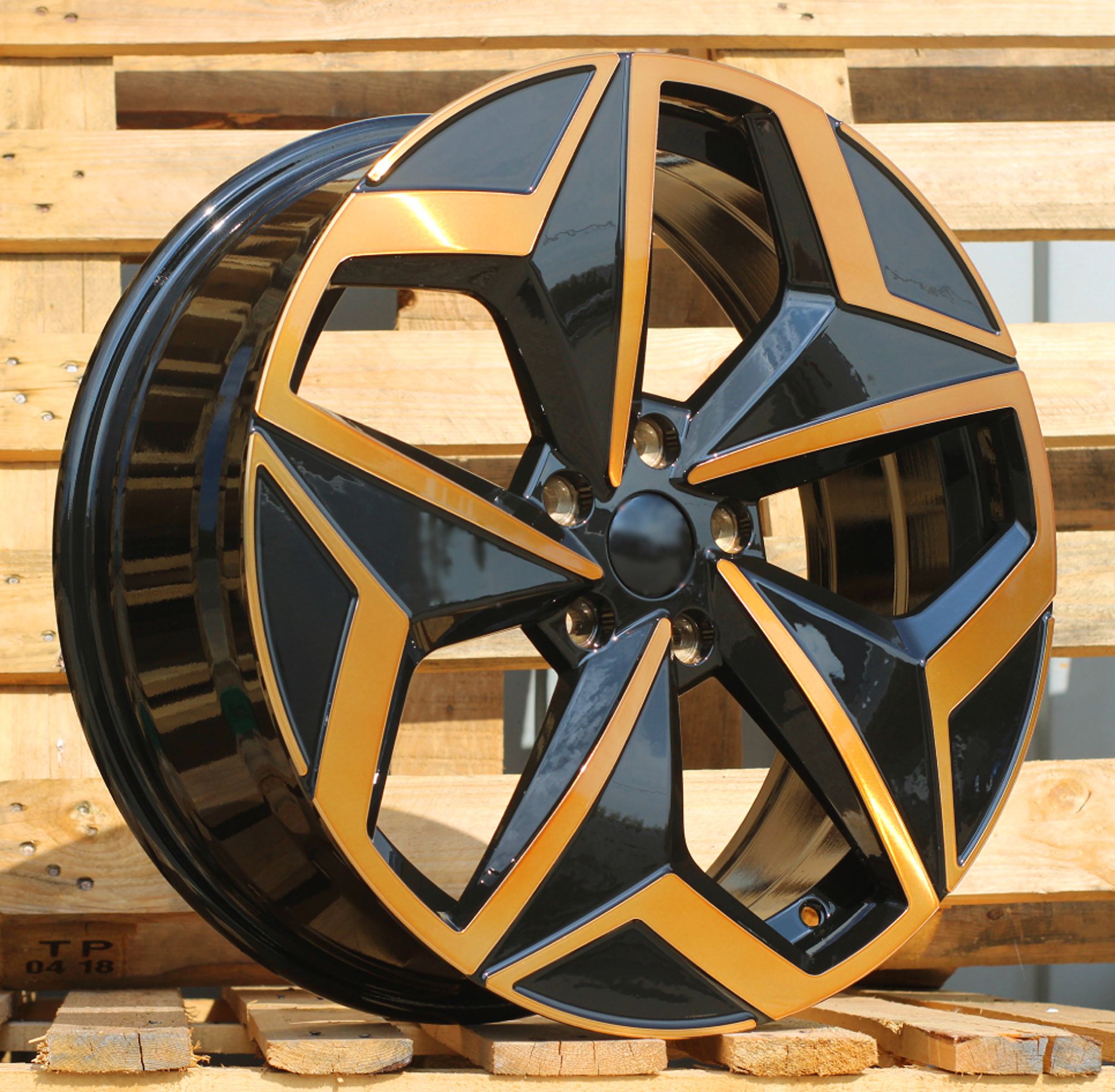  R19x7.5 5X112 ET 50 57.1 I5649 Black Polished Cooper (MBC) For VW (Z5) (For ID3) 7.5x19 ET50 5x112