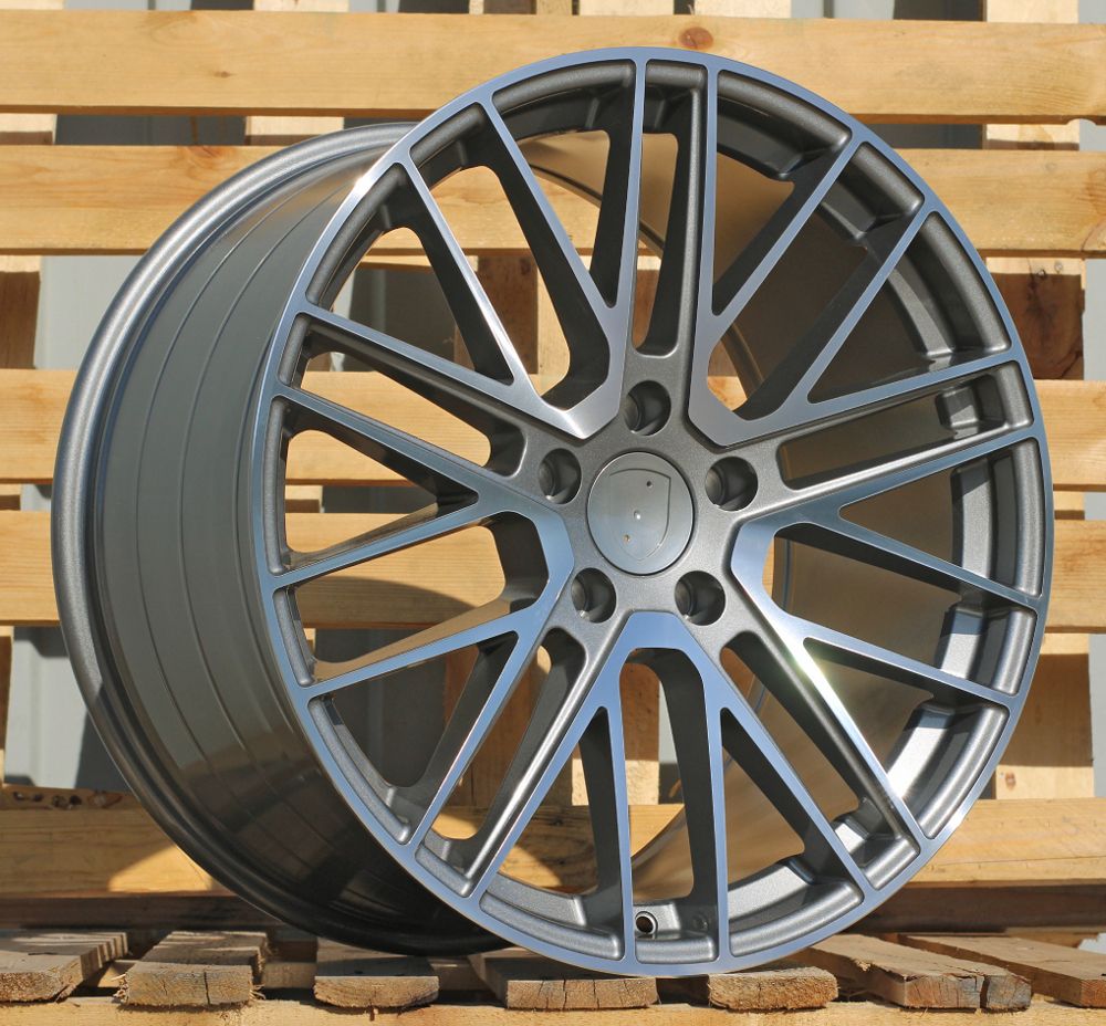 R21x11.5 5X130 ET 67 71.6 I0375 Grey Polished (MG) For PORCH (Z5) (Rear+Front) 11.5x21 ET67 5x130