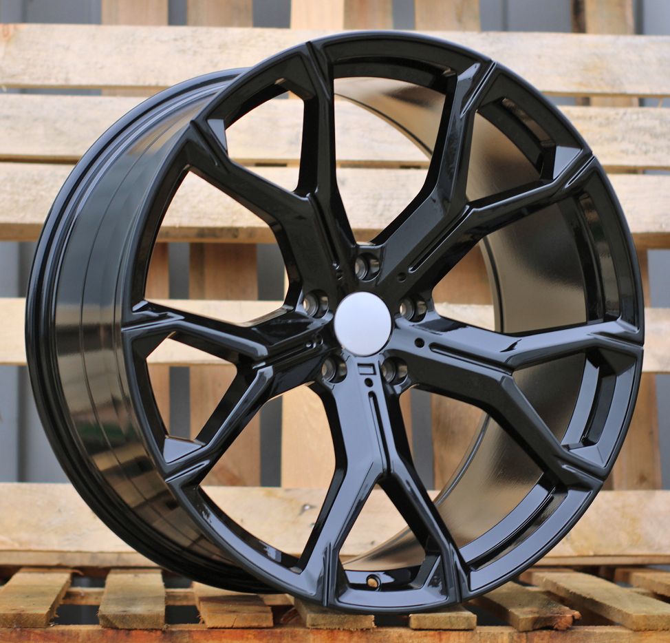  R22x10 5X120 ET 40 74.1 B5498 (IN5497) Black (BL) For BMW (K3) (Rear+Front) 10x22 ET40 5x120