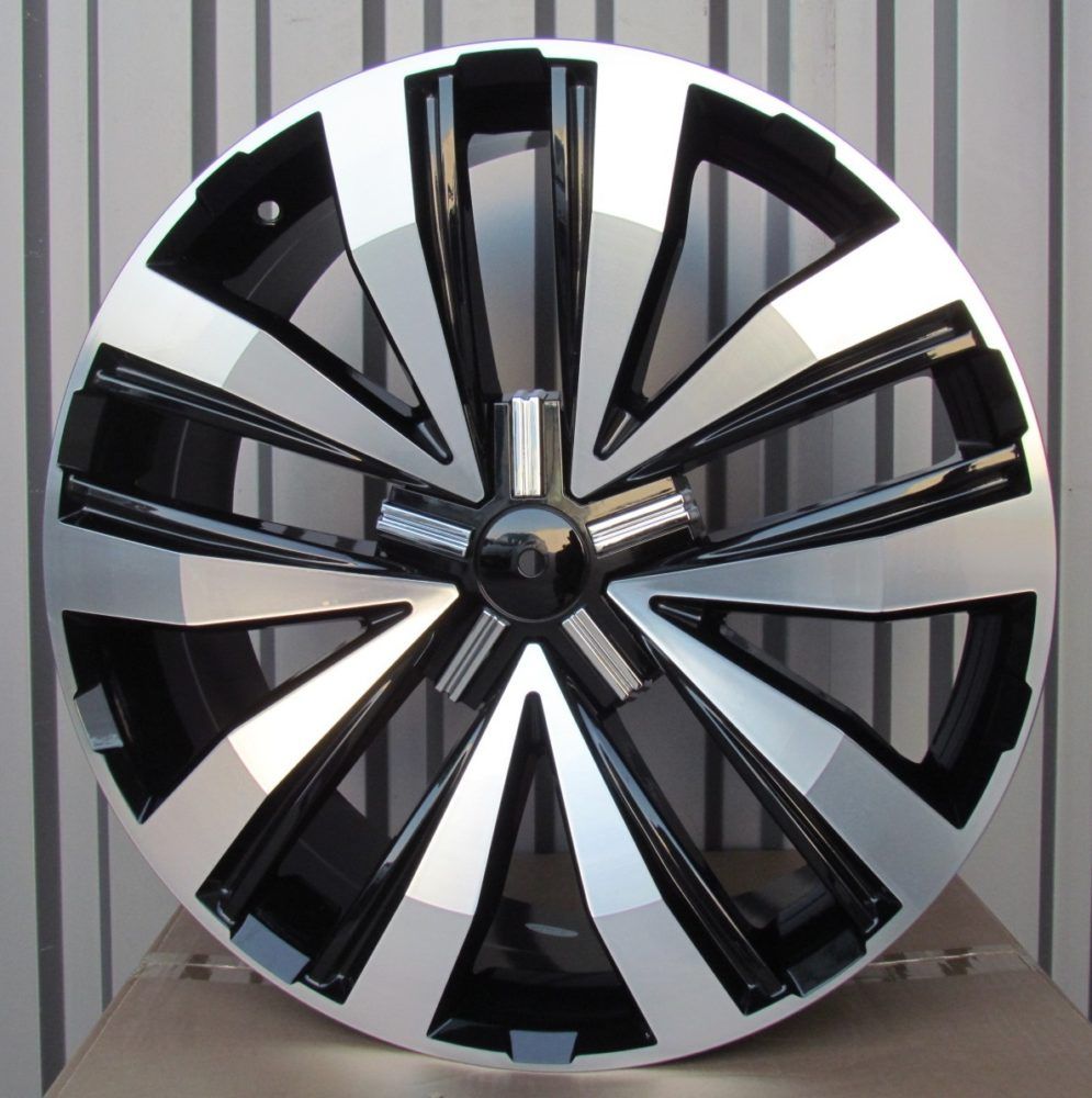  R17x7.5 5X120 ET 50 65.1 A5377 Black Polished (MB) For VW (P) 7.5x17 ET50 5x120