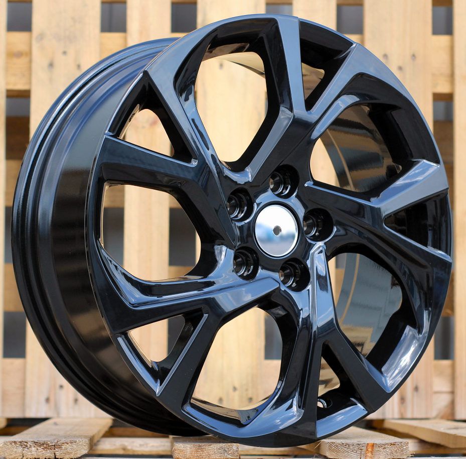 ALU PLATIŠČA R17x7 5X114.3 ET 45 60.1 FE132 Black (BL) For TOYOT (P1) 7x17 ET45 5x114.3