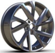  R19x8 5X112 ET 41 57.1 I5568 Black Polished (MB) For SKODA (P1) 8x19 ET41 5x112