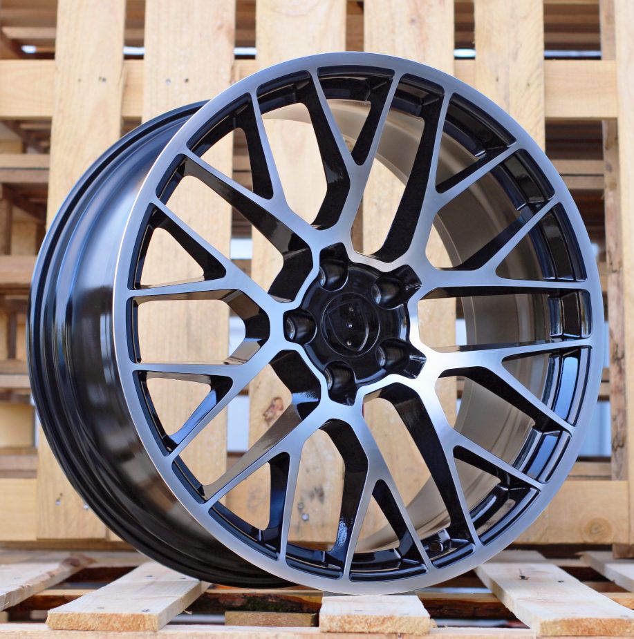  R20x9 5X112 ET 26 66.5 BK998 (SLY005) Black Polished (MB) PORCH (P2) (Rear+Front) 9x20 ET26 5x112