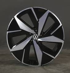 R20x8 5X112 ET 45 57.1 I5647 Black Polished (MB) For VW (Z5) (For ID4/ID5) 8x20 ET45 5x112