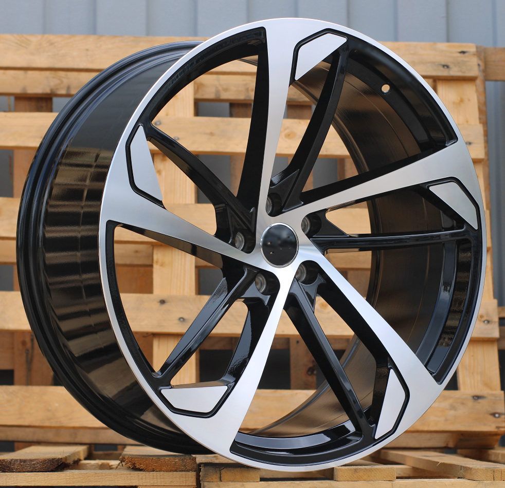 ALU PLATIŠČA R17x7.5 5X112 ET 40 66.5 XE139 (BK5366) Black Polished (MB) For AUD (P2) 7.5x17 ET40 5x112