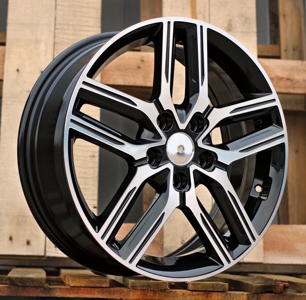 R17x6.5 5X114.3 ET 50 67.1 Y1227 Black Polished (MB) For KIA (K4) 6.5x17 ET50 5x114.3