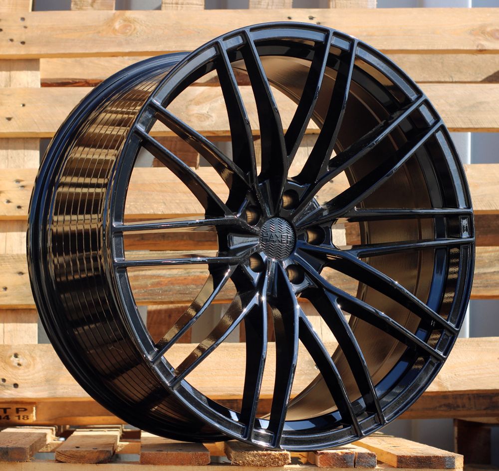 ALU PLATIŠČA R22x10 5X112 ET 21 66.5 F1995 (BYF1995) Black (BL) For AUD (Z4) (ABT Style HYBRID FORGED) 10x22 ET21 5x112