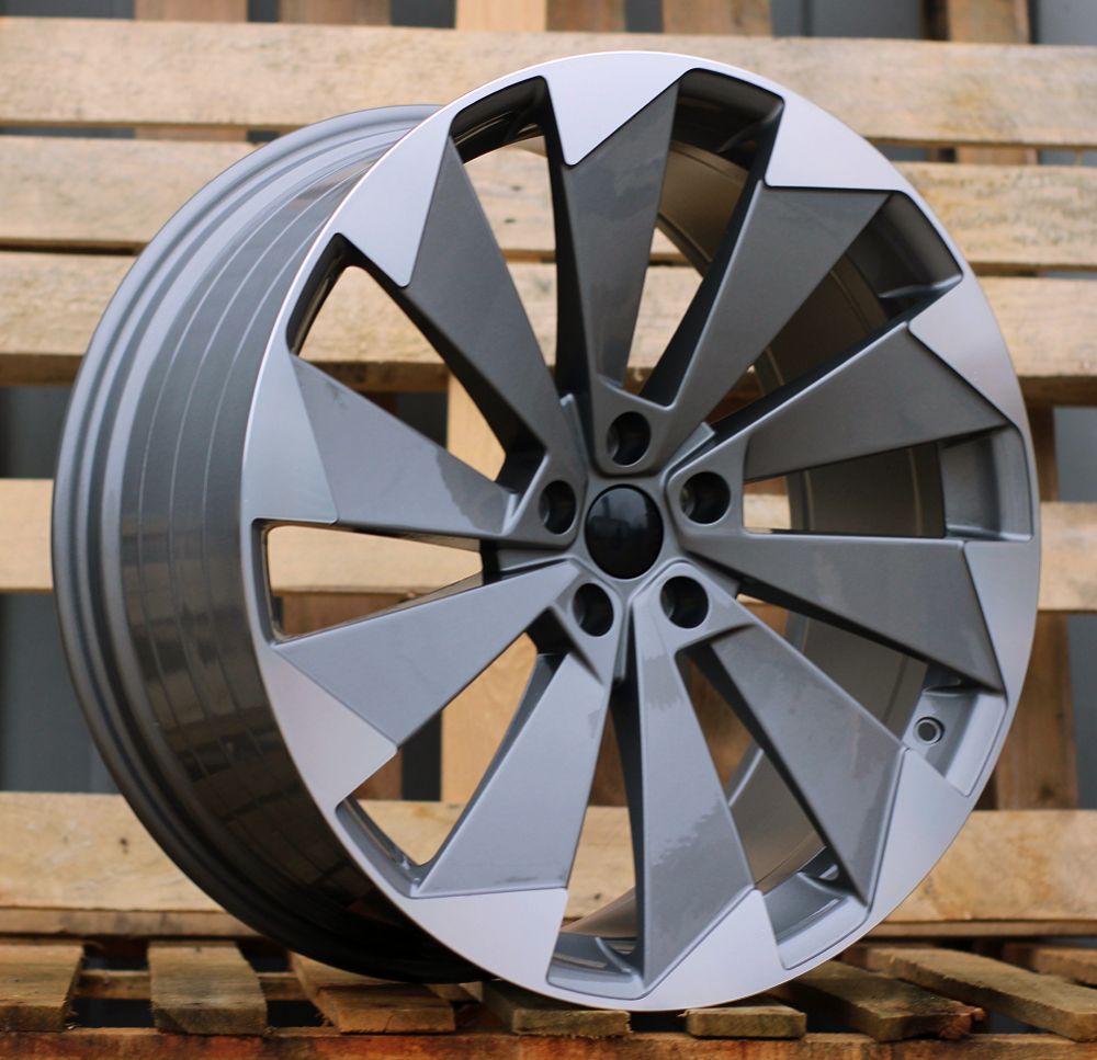  R21x8.5 5X112 ET 40 57.1 I1141 Grey Polished (MG) For SKODA (K7) (Enyaq (Front+Rear)) 8.5x21 ET40 5x112