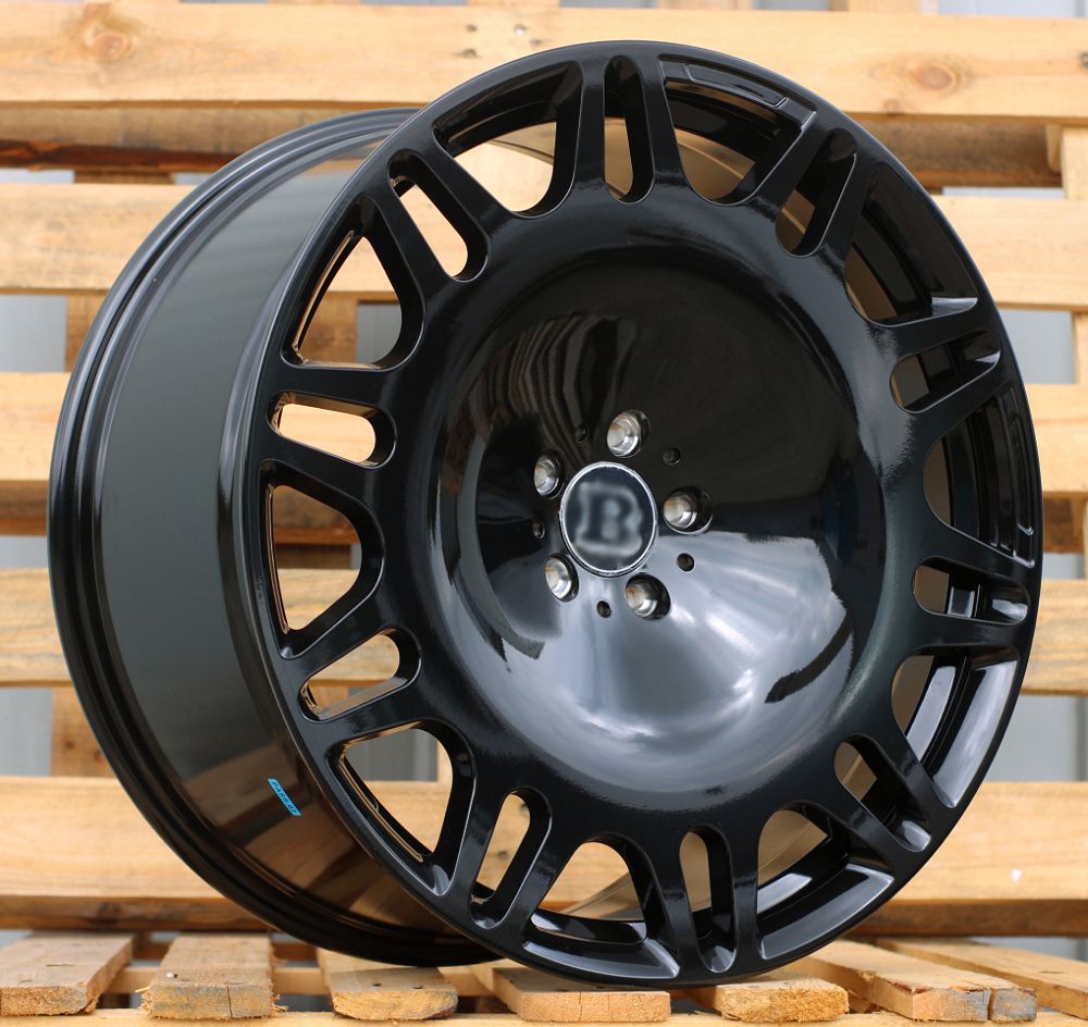 ALU PLATIŠČA R22x9 5X112 ET 32 66.6 XE629 Black (BL) For MER (K4) (HYBRID FORGED New BRABUS (Front+Rear)) 9x22 ET32 5x112