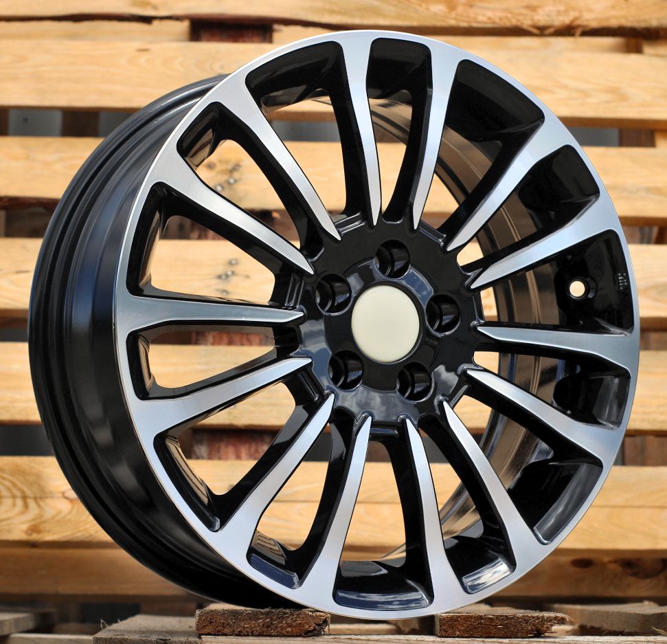 ALU PLATIŠČA R16x6.5 5X98 ET 39 58.1 Y1204 Black Polished (MB) For FIAT (R) 6.5x16 ET39 5x98