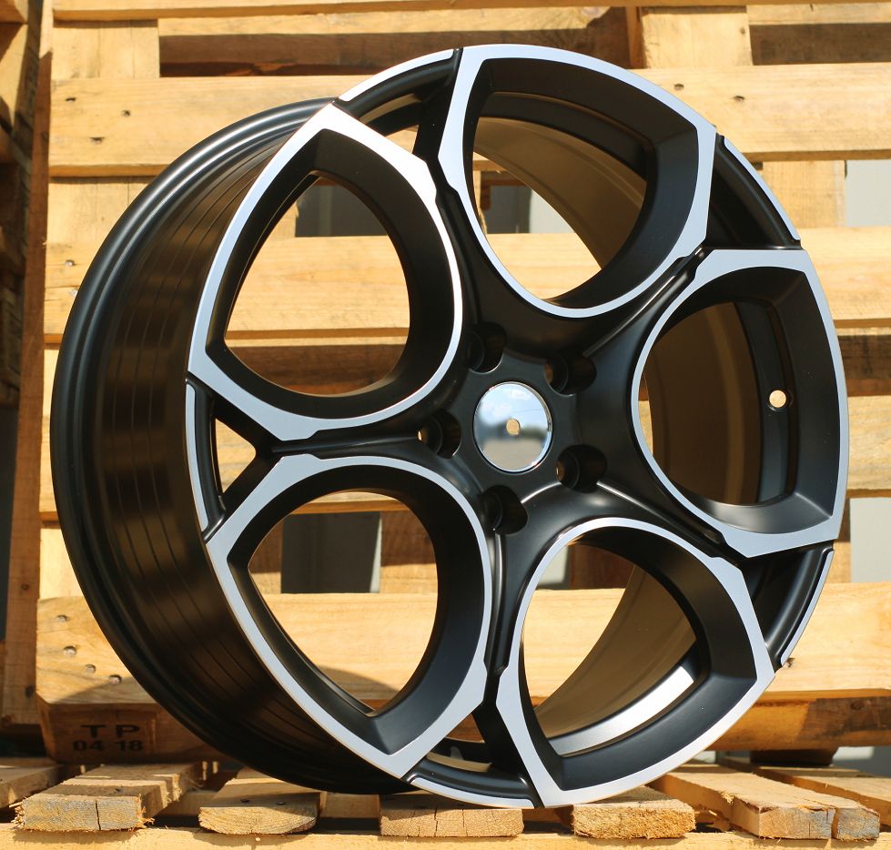  R17x7.5 5X112 ET 45 57.1 I5162 Black Polished Half Matt (MBHM) For VW (Z5) (NEW Model) 7.5x17 ET45 5x112