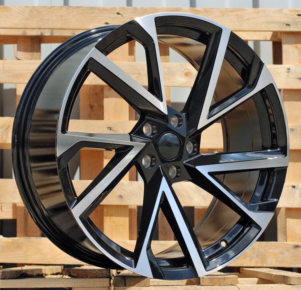 ALU PLATIŠČA R19x8 5X112 ET 40 57.1 FE181 (IN0262) Black Polished (MB) For SKODA (P1+P2+Z5) 8x19 ET40 5x112