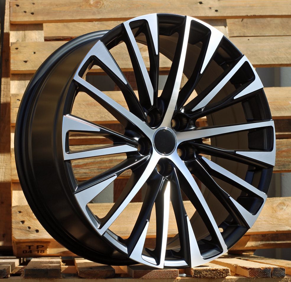  R20x8 5X114.3 ET 30 60.1 Y1118 Black Polished Half Matt (MBHM) For LEX (K4) (NEW Model) 8x20 ET30 5x114.3