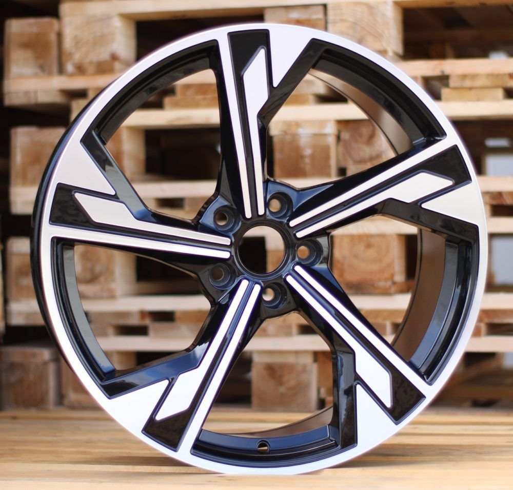  R19x8.5 5X112 ET 40 66.5 B5419 (IN5375) Black Polished (MB) For AUD (P1) 8.5x19 ET40 5x112