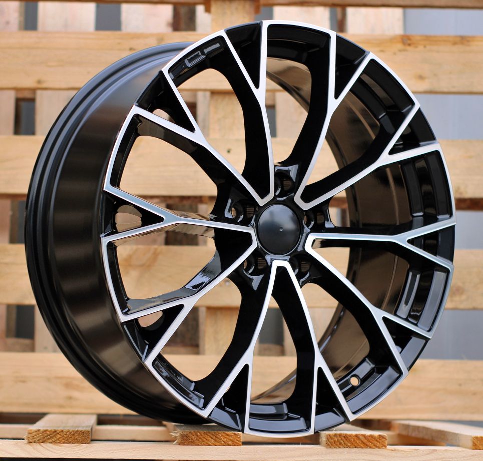 ALU PLATIŠČA R19x8 5X112 ET 50 57.1 3S1279 Black Polished (MB) For VW (K2) (HYBRID FORGED New Model) 8x19 ET50 5x112