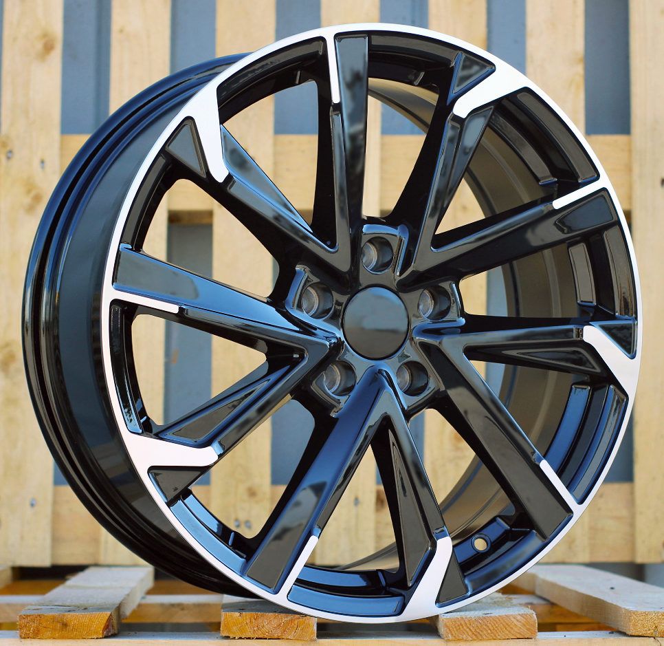 ALU PLATIŠČA R18x7.5 5X114.3 ET 40 60.1 I5547 Black Polished Half Matt (MBHM) For TOYOT (P1) 7.5x18 ET40 5x114.3