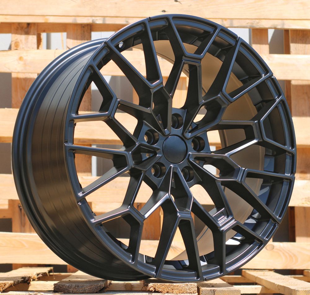  R20x9.5 5X120 ET 38 72.6 I0384 (BYD1883) Black Half Matt (BLHM) For BMW (Z3) (Rear+Front) 9.5x20 ET38 5x120