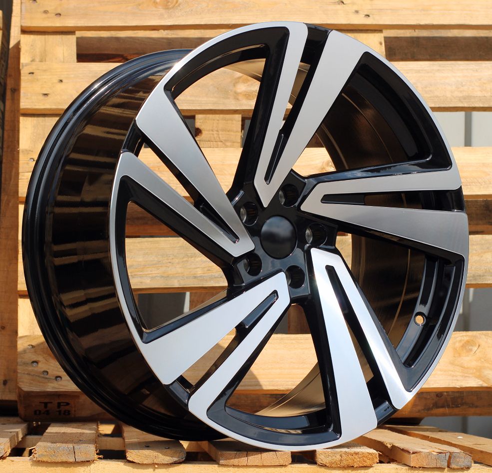 ALU PLATIŠČA R19x8 5X112 ET 28 66.6 I5641 Black Polished (MB) For VW (Z5) (New TOUAREG) 8x19 ET28 5x112